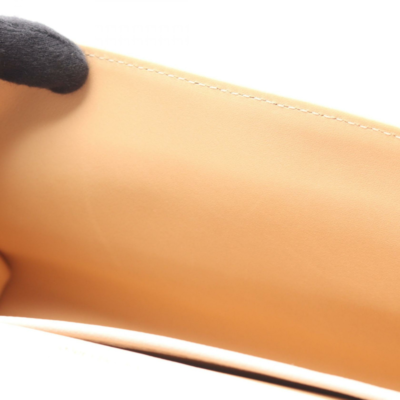 Delvaux Tempet Pochette 鏈條斜挎包 粉紅色皮革 二手 女士-4