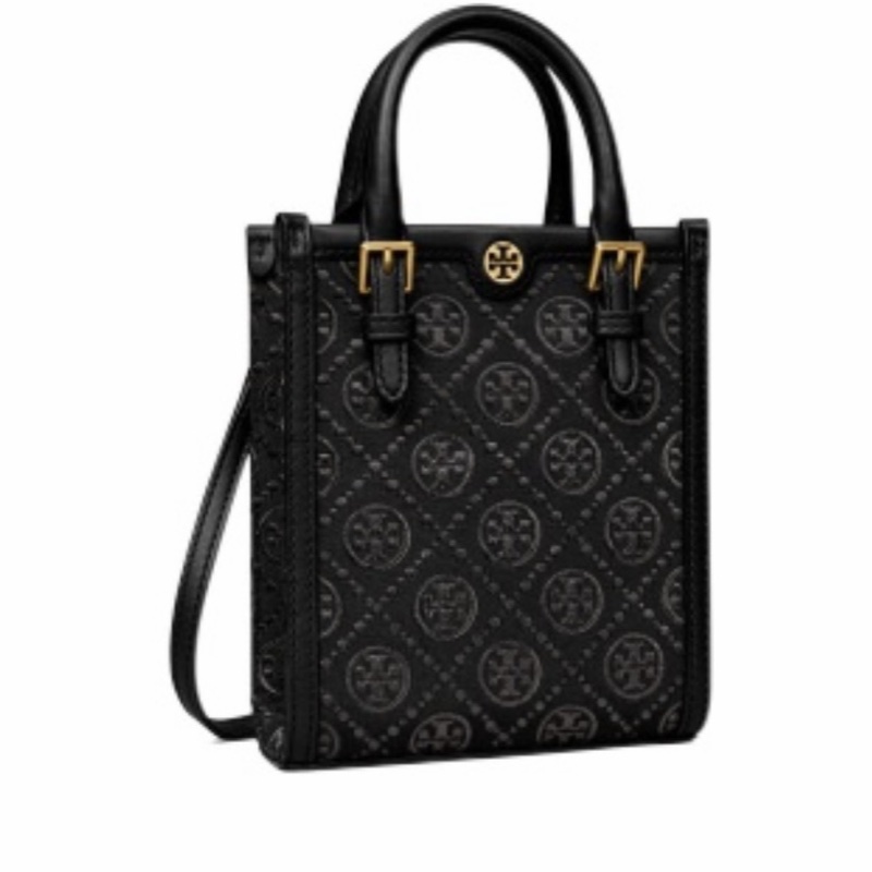 Tory Burch 女士 迷你 T 字母組合單肩包均碼碼MINI、16cm*6.5cm*18.5cm-1