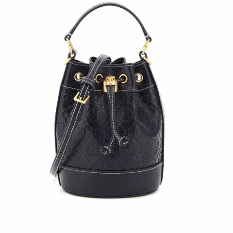 Tory Burch 女士 壓花 T 字母圖案斜挎包均碼碼18cm*8.2cm*14cm