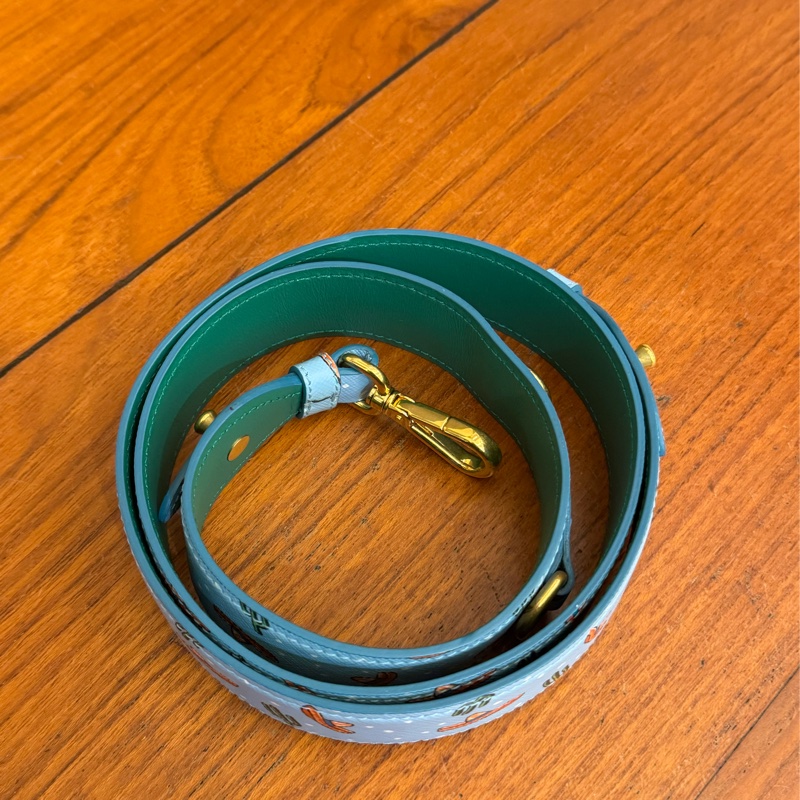 prada淡藍牛仔帽圖案背帶 超好看🤩-1