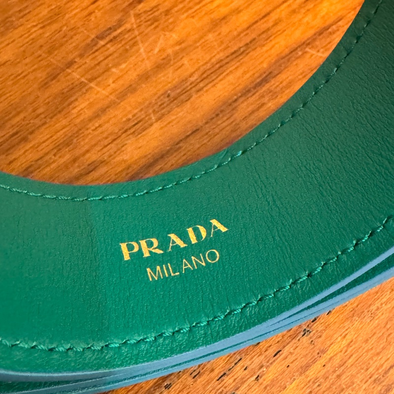 prada淡藍牛仔帽圖案背帶 超好看🤩-3