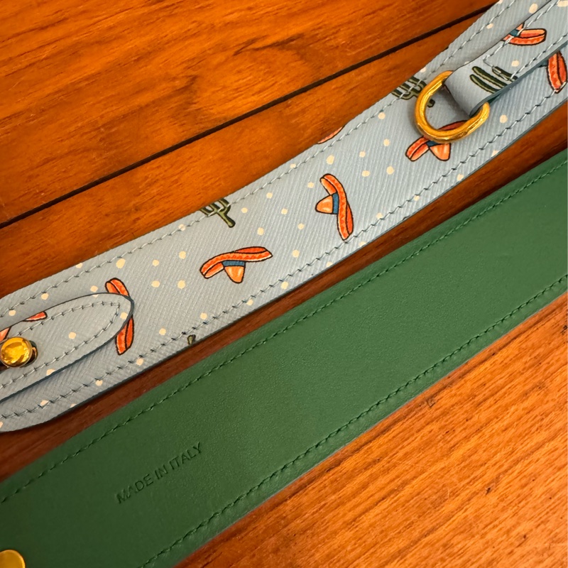 prada淡藍牛仔帽圖案背帶 超好看🤩-11