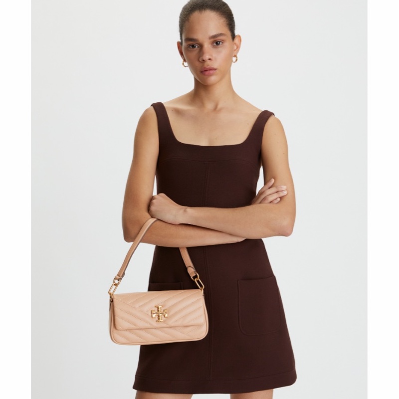 Tory Burch 女士 KIRA CHEVRON 小號翻蓋單肩包均碼碼24 X 6 X 12 CM-5