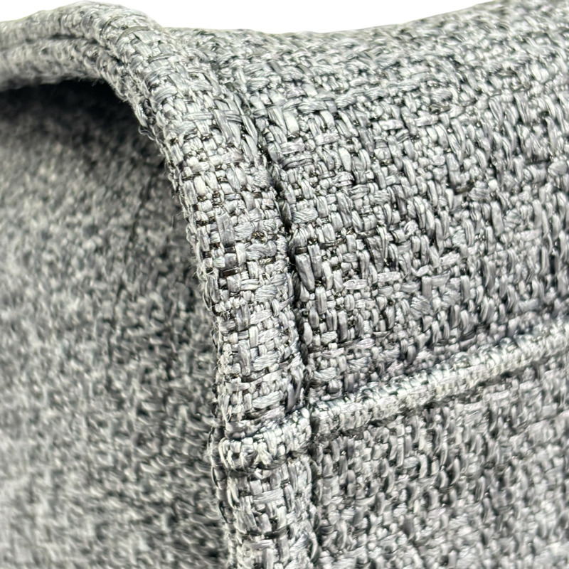 藍灰色 草編 Deauville 兩用包 購物包【CHANEL 香奈兒】-14