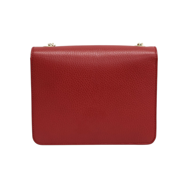 紅色牛皮 Interlocking 肩背包 510304【GUCCI 古馳】 510304-1