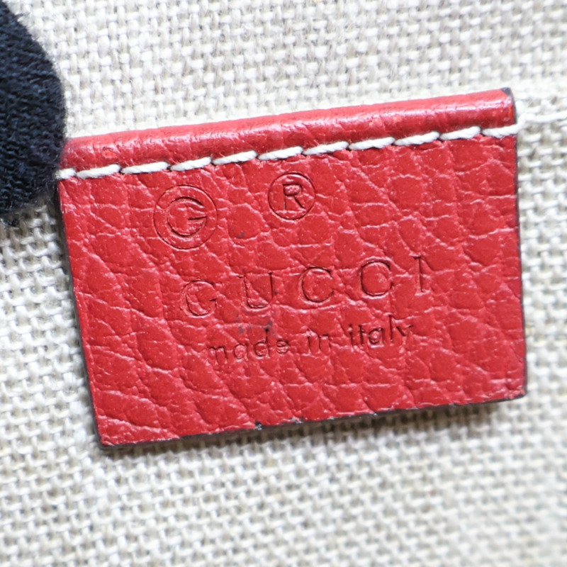 紅色牛皮 Interlocking 肩背包 510304【GUCCI 古馳】 510304-6