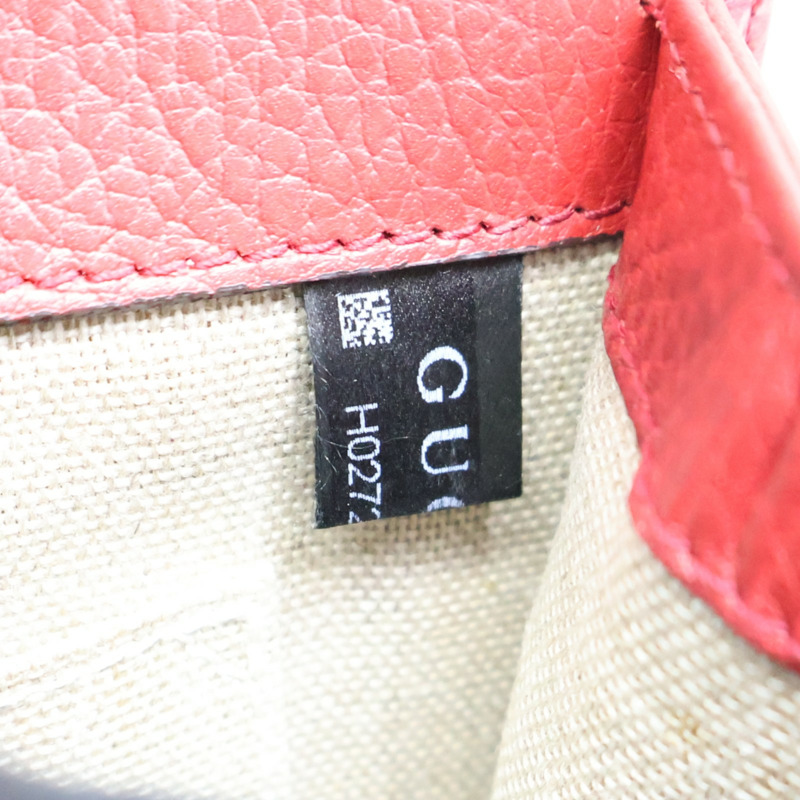 紅色牛皮 Interlocking 肩背包 510304【GUCCI 古馳】 510304-8