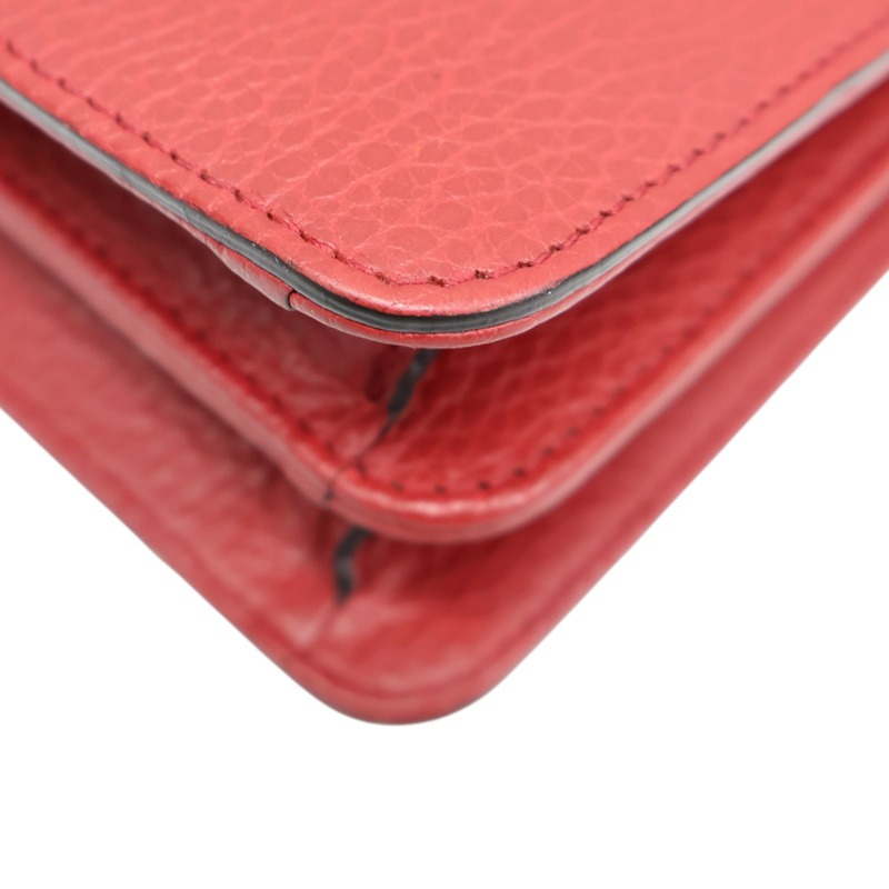 紅色牛皮 Interlocking 肩背包 510304【GUCCI 古馳】 510304-11