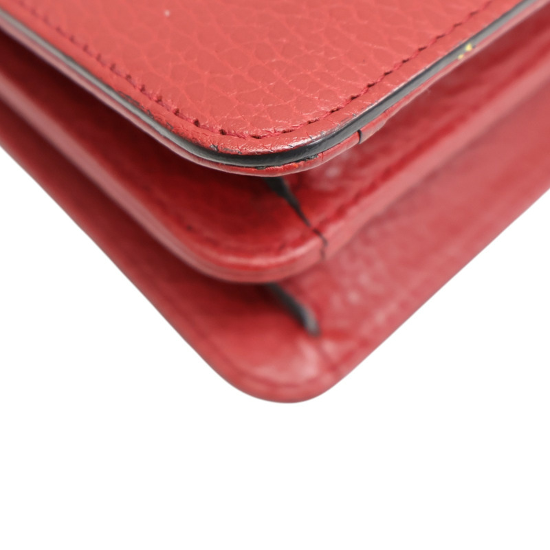 紅色牛皮 Interlocking 肩背包 510304【GUCCI 古馳】 510304-14