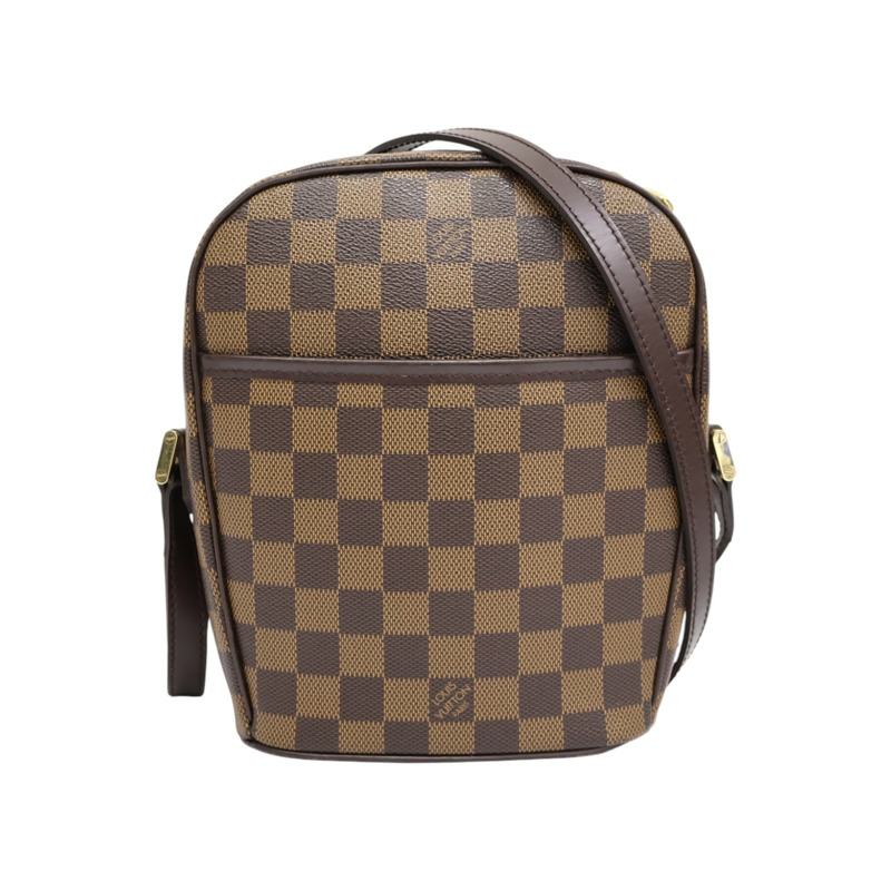 棕色 棋盤格帆布 Ipanema PM 肩背包 N51294【LOUIS VUITTON LV 路易威登】 N51294-0