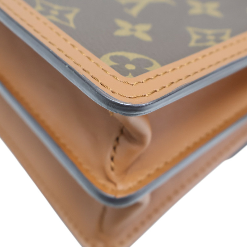 棕色 原花帆布 Dauphine mini 肩背包 M45959【LOUIS VUITTON LV 路易威登】 M45959-10