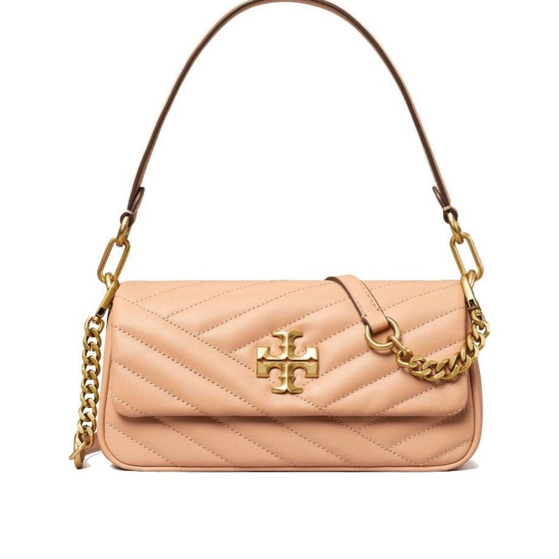 Tory Burch 女士 KIRA CHEVRON 小號翻蓋單肩包均碼碼24 X 6 X 12 CM-0