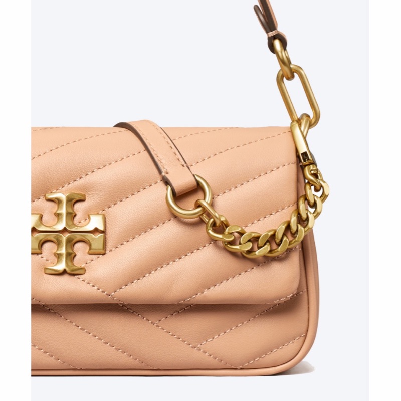 Tory Burch 女士 KIRA CHEVRON 小號翻蓋單肩包均碼碼24 X 6 X 12 CM-2