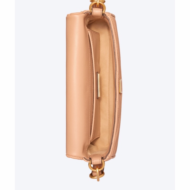 Tory Burch 女士 KIRA CHEVRON 小號翻蓋單肩包均碼碼24 X 6 X 12 CM-4