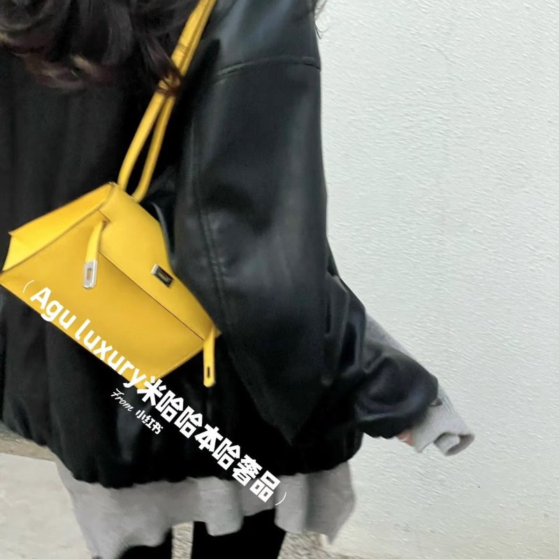 HERMES Kelly danse ll - 檸檬黃銀 Z-8