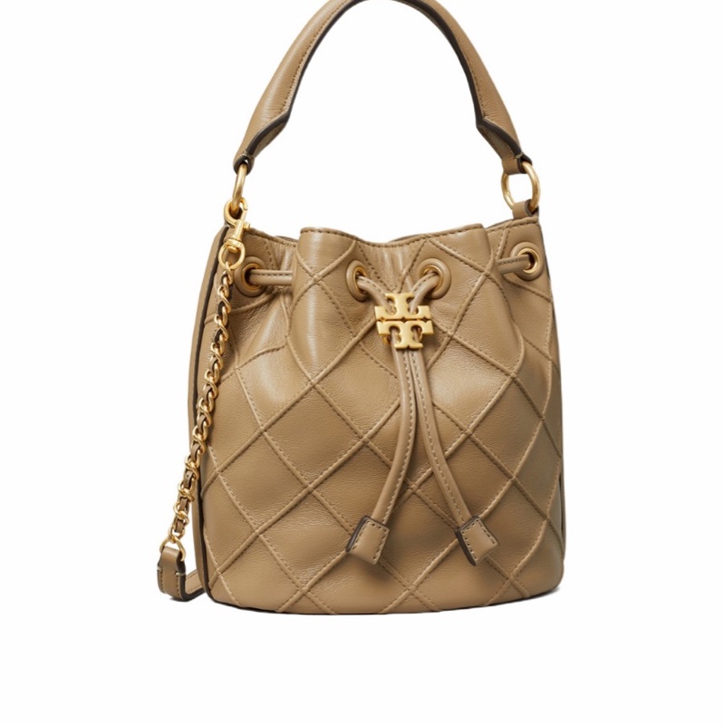 Tory Burch 女士 FLEMING 小號軟皮水桶包均碼碼15.5cm*9.5cm*17.5cm-1