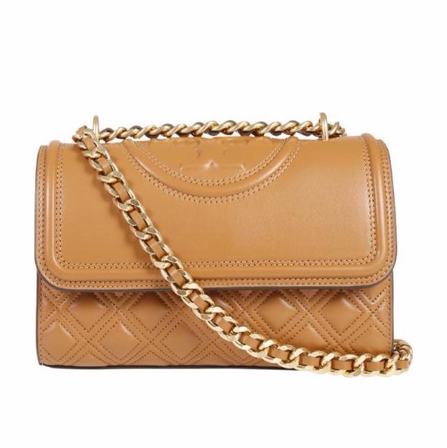 Tory Burch 女士 ‘Fleming Small’絎縫單肩包均碼碼尺寸參考模特圖-0