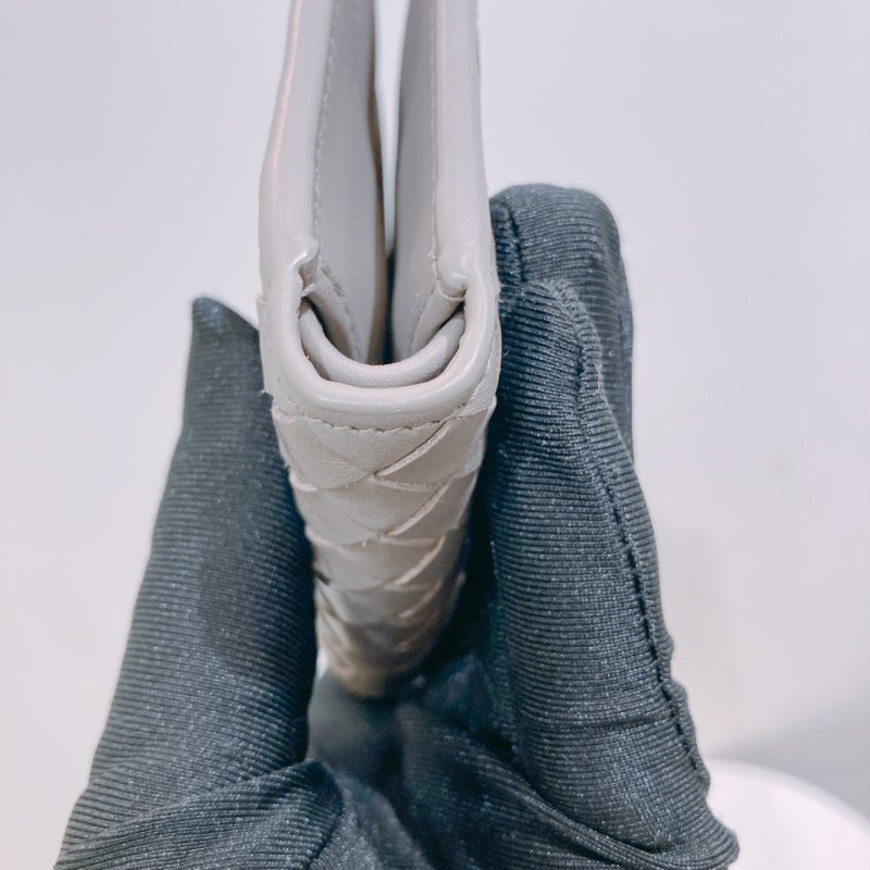 TK1933 Bottega Veneta 寶緹嘉兩摺經典格仔銀包Intrecciato Wallet Grey Calfskin-8