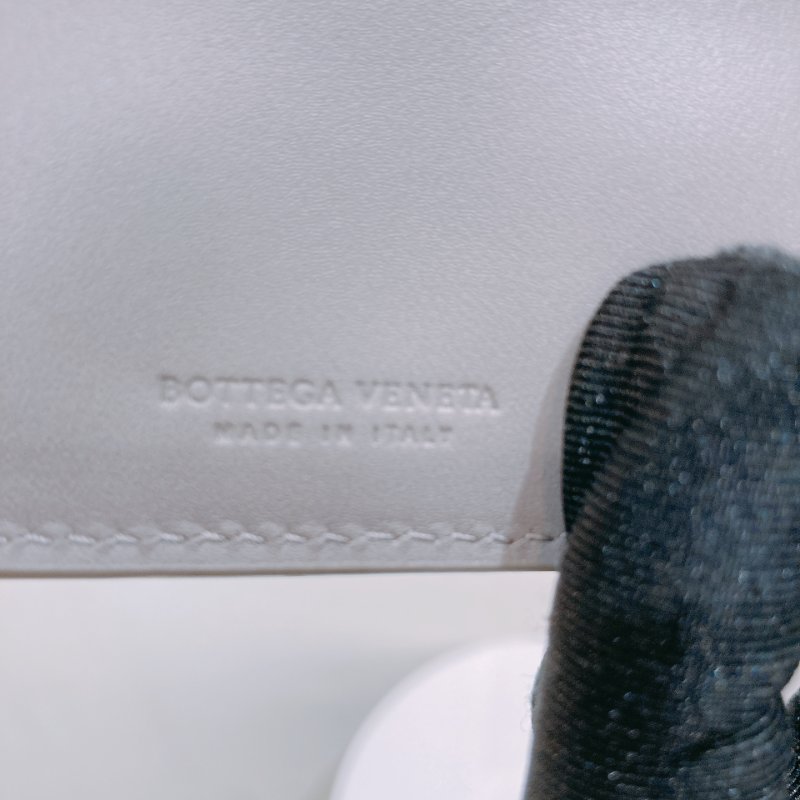 TK1933 Bottega Veneta 寶緹嘉兩摺經典格仔銀包Intrecciato Wallet Grey Calfskin-13