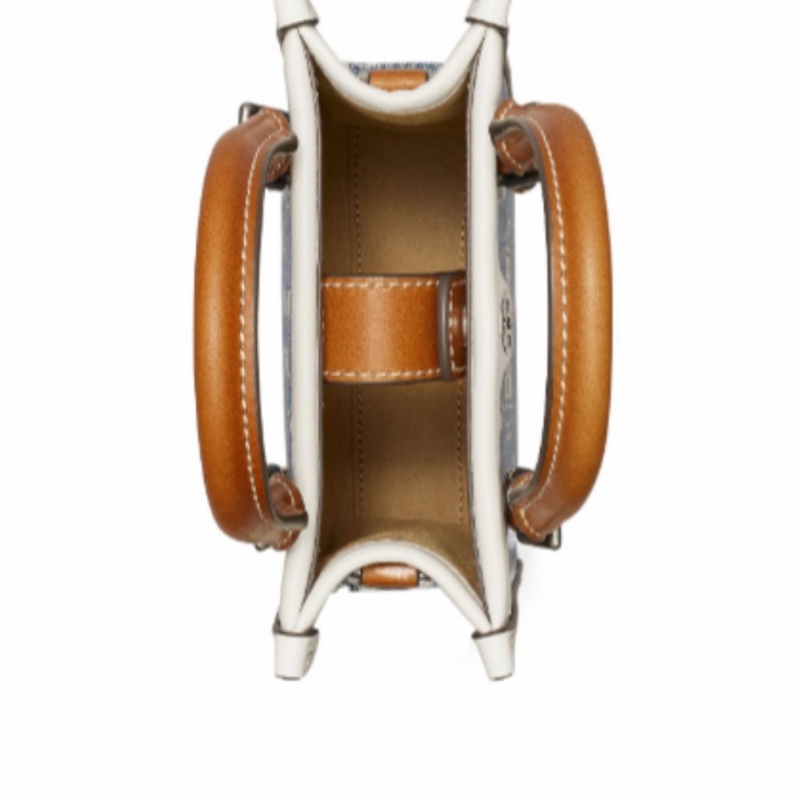 Tory Burch 女士 T MONOGRAM 迷你托特斜挎包均碼碼16cm*6.5cm*18.5cm-2