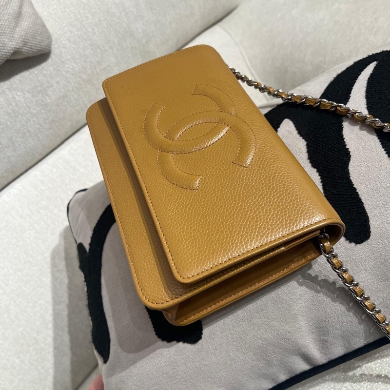 Chanel wallet on chain 荔枝牛皮-2