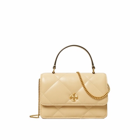 Tory Burch 女士 迷你鑽石格紋鏈條錢包均碼碼17.5cm*5.5cm*11.5cm