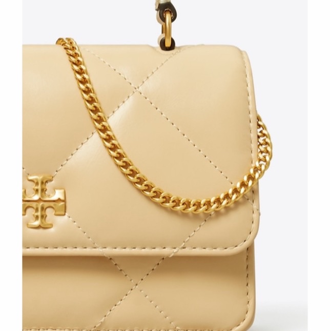 Tory Burch 女士 迷你鑽石格紋鏈條錢包均碼碼17.5cm*5.5cm*11.5cm-2