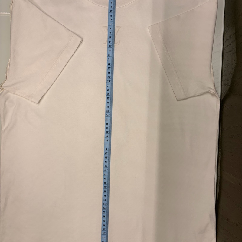 LV/路易威登/LOUIS VUITTON/95新浮雕LOGO白色XS短袖T恤-2