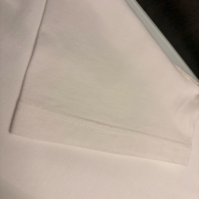 LV/路易威登/LOUIS VUITTON/95新浮雕LOGO白色XS短袖T恤-3