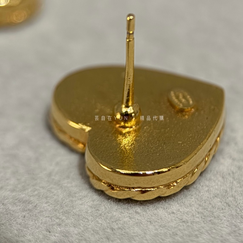 24P 爆款 絕版 牛仔愛心耳環 小號 耳釘 耳針 牛仔耳環 愛心耳環-3