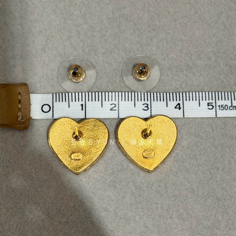 24P 爆款 絕版 牛仔愛心耳環 小號 耳釘 耳針 牛仔耳環 愛心耳環-4