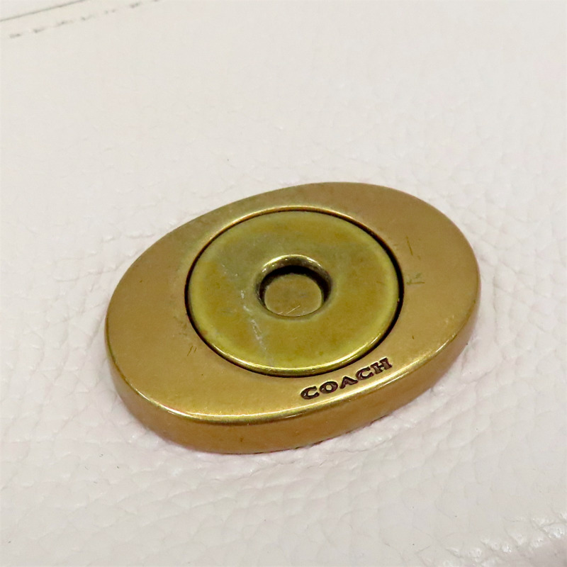 白色 牛皮 Tabby 26CM 肩背包【COACH 寇馳】 CH857-14