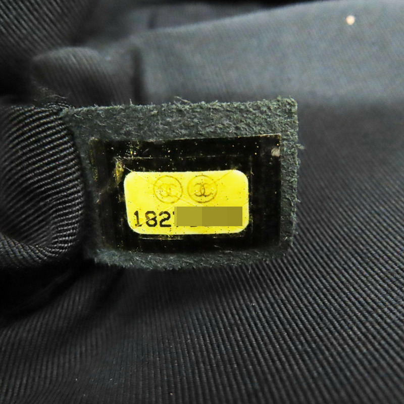 黑色 羊皮 Boy25 鍊帶肩背包 銀釦 (無卡)【CHANEL 香奈兒】 A67086-6