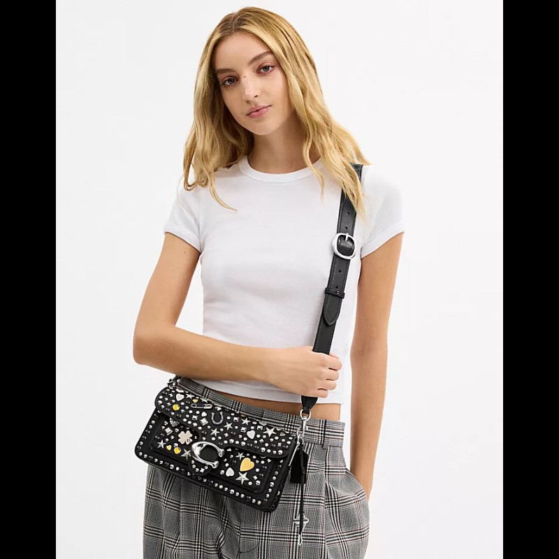 TABBY 搖滾元素 26 單肩手袋-2