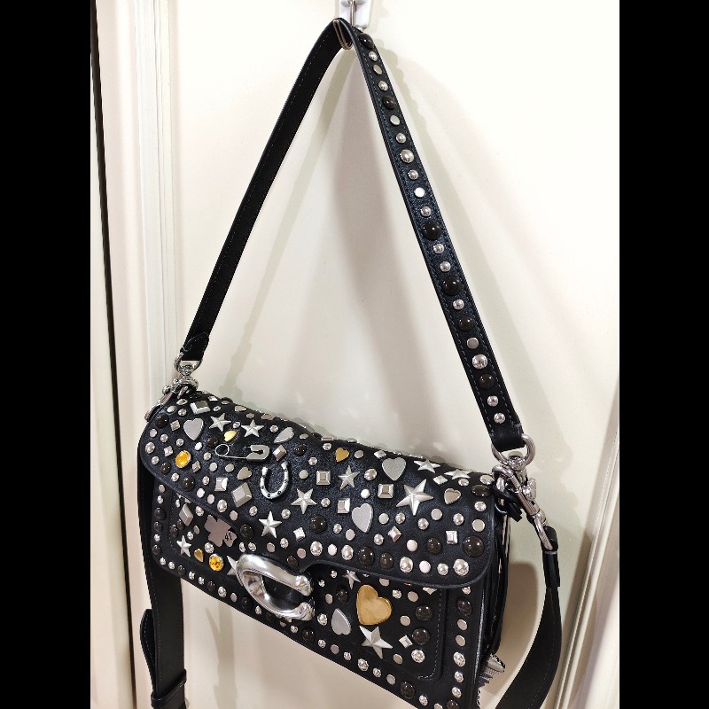 TABBY 搖滾元素 26 單肩手袋-13