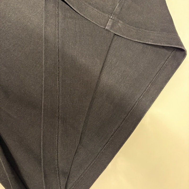 LV/路易威登/LOUIS VUITTON/8成新黑色口袋網格短袖T恤-4