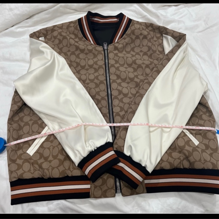 絕版近新-Coach草莓🍓男女棒球外套-11