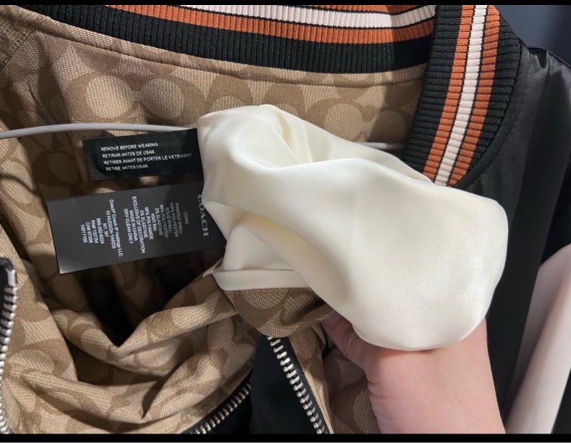 絕版近新-Coach草莓🍓男女棒球外套-14