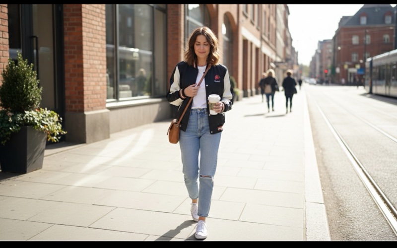 絕版近新-Coach草莓🍓男女棒球外套-5