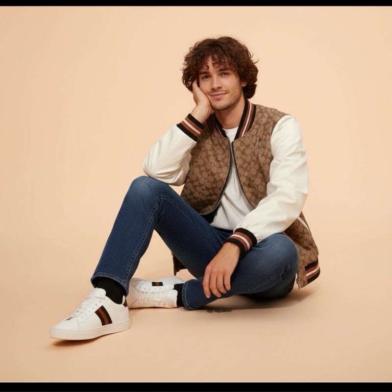 絕版近新-Coach草莓🍓男女棒球外套-6