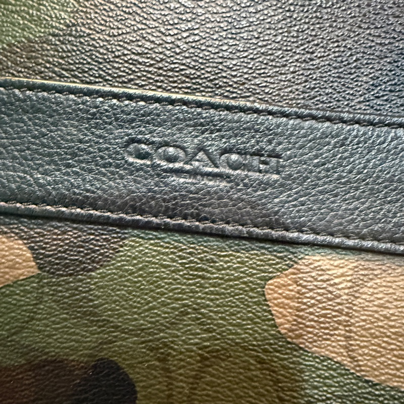coach經典迷彩斜挎包/兩用/肩背包/斜背包/二手/正品/男女同款-1