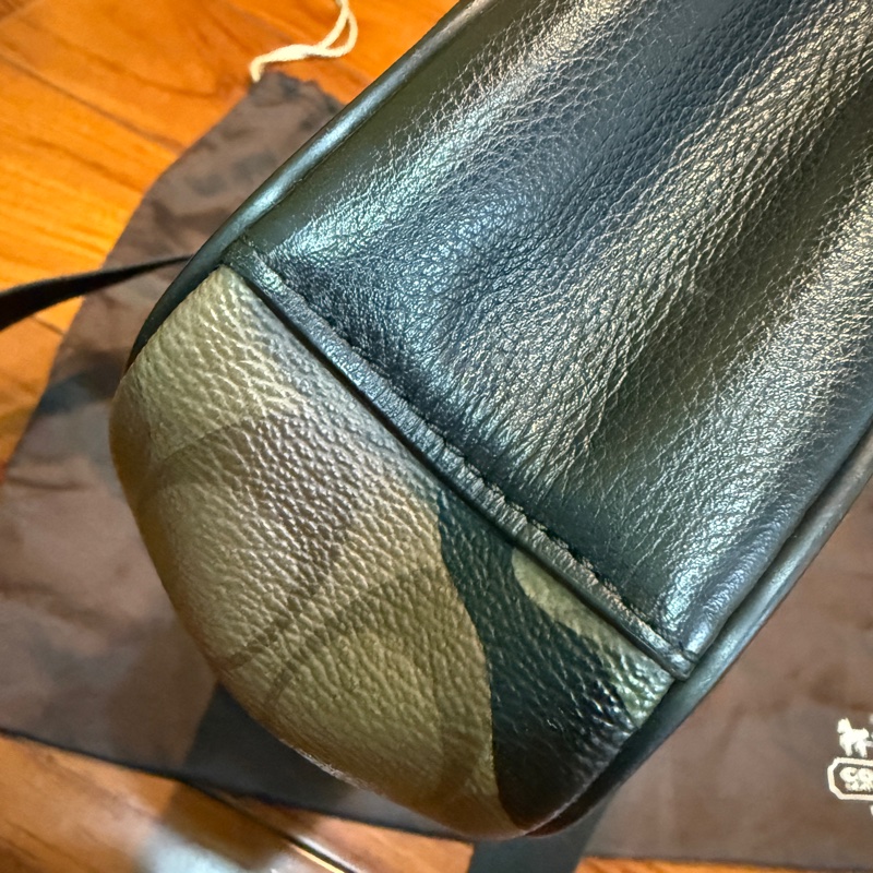 coach經典迷彩斜挎包/兩用/肩背包/斜背包/二手/正品/男女同款-8