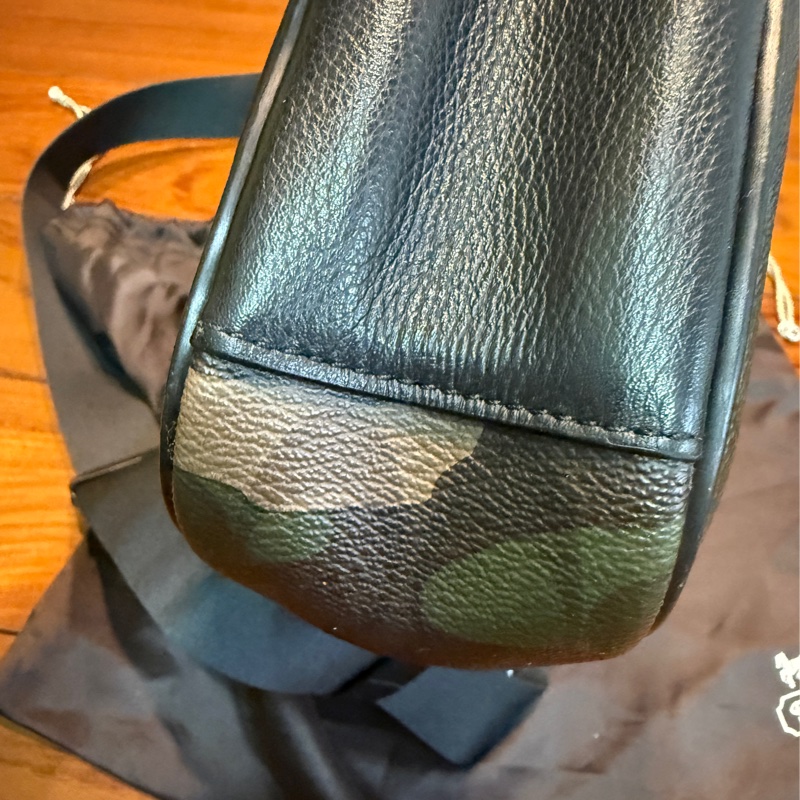 coach經典迷彩斜挎包/兩用/肩背包/斜背包/二手/正品/男女同款-9