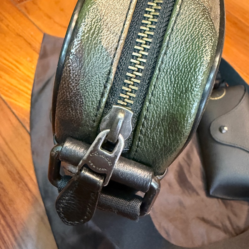 coach經典迷彩斜挎包/兩用/肩背包/斜背包/二手/正品/男女同款-15