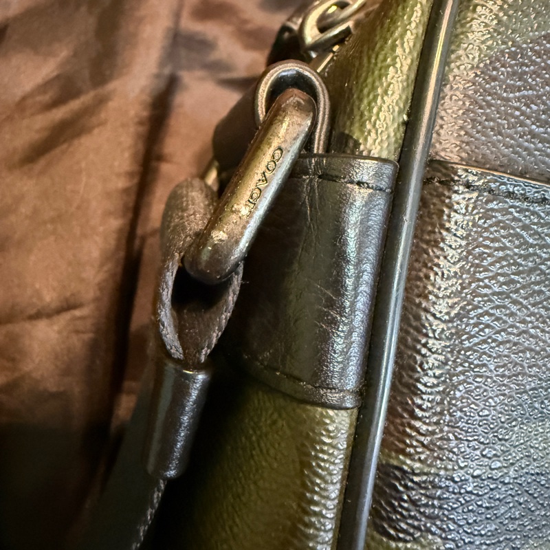 coach經典迷彩斜挎包/兩用/肩背包/斜背包/二手/正品/男女同款-18