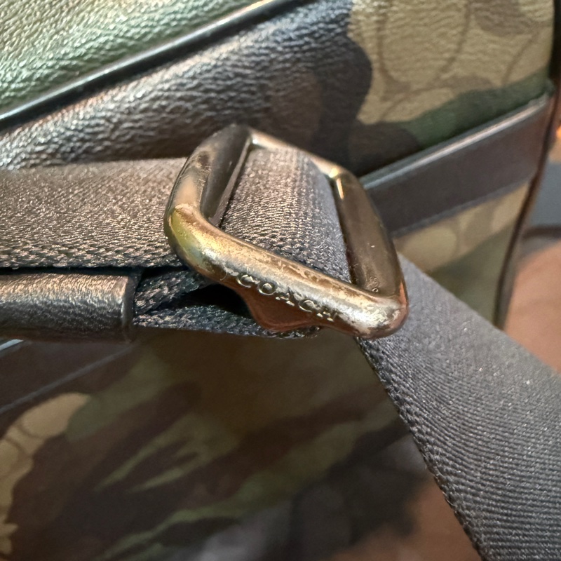 coach經典迷彩斜挎包/兩用/肩背包/斜背包/二手/正品/男女同款-20