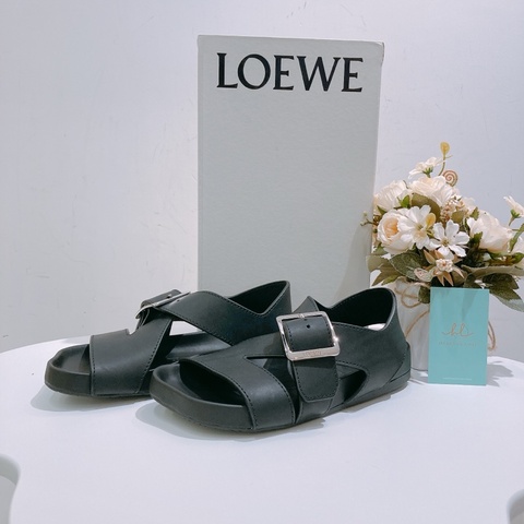 TW4691 Loewe 羅威 涼鞋 Buckle Strap Flat Sandals