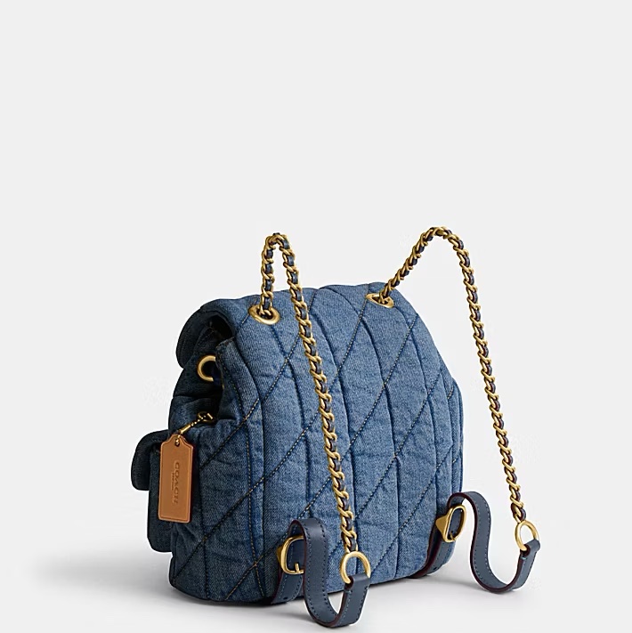 Coach Tabby 牛仔後背包-5