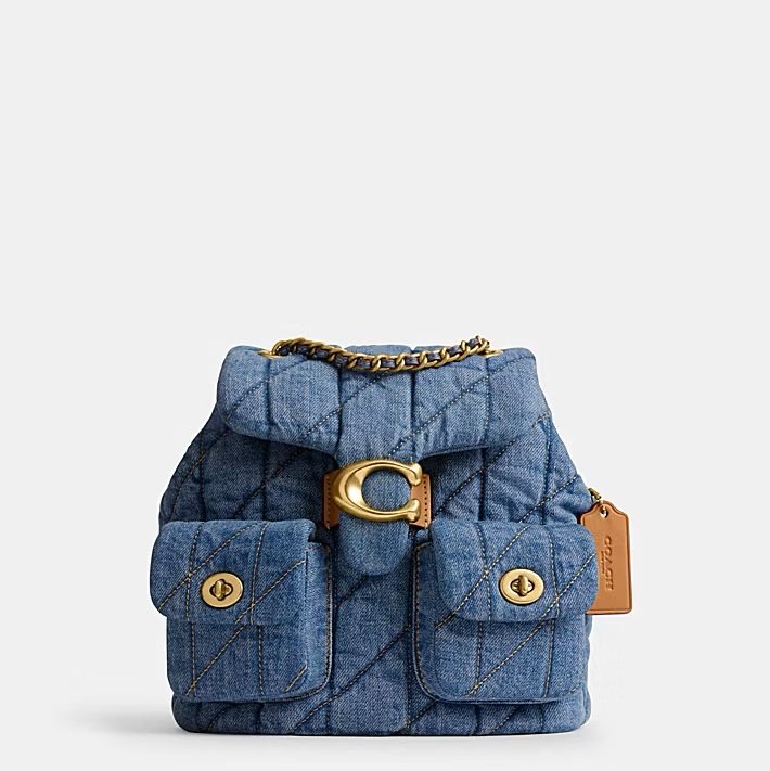 Coach Tabby 牛仔後背包-6