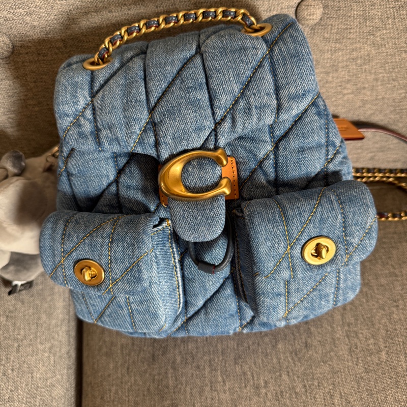 Coach Tabby 牛仔後背包-7